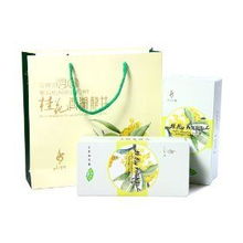 「花月黃」三花特級(jí)禮盒 品味桂花龍井的詩(shī)意與芬芳